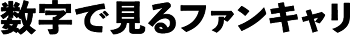 数字で見るファンキャリ